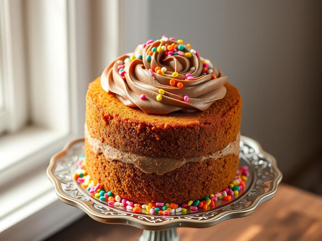 Bolo de Cenoura com Cobertura de Chocolate Cremoso