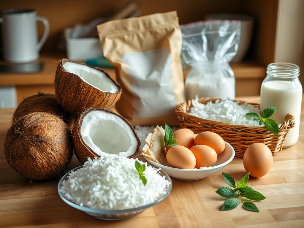 Ingredientes Torta de Coco