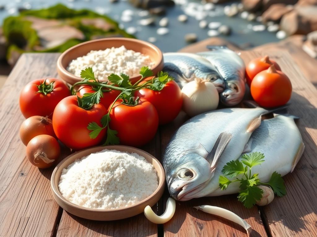 Ingredientes do Pirão de Peixe