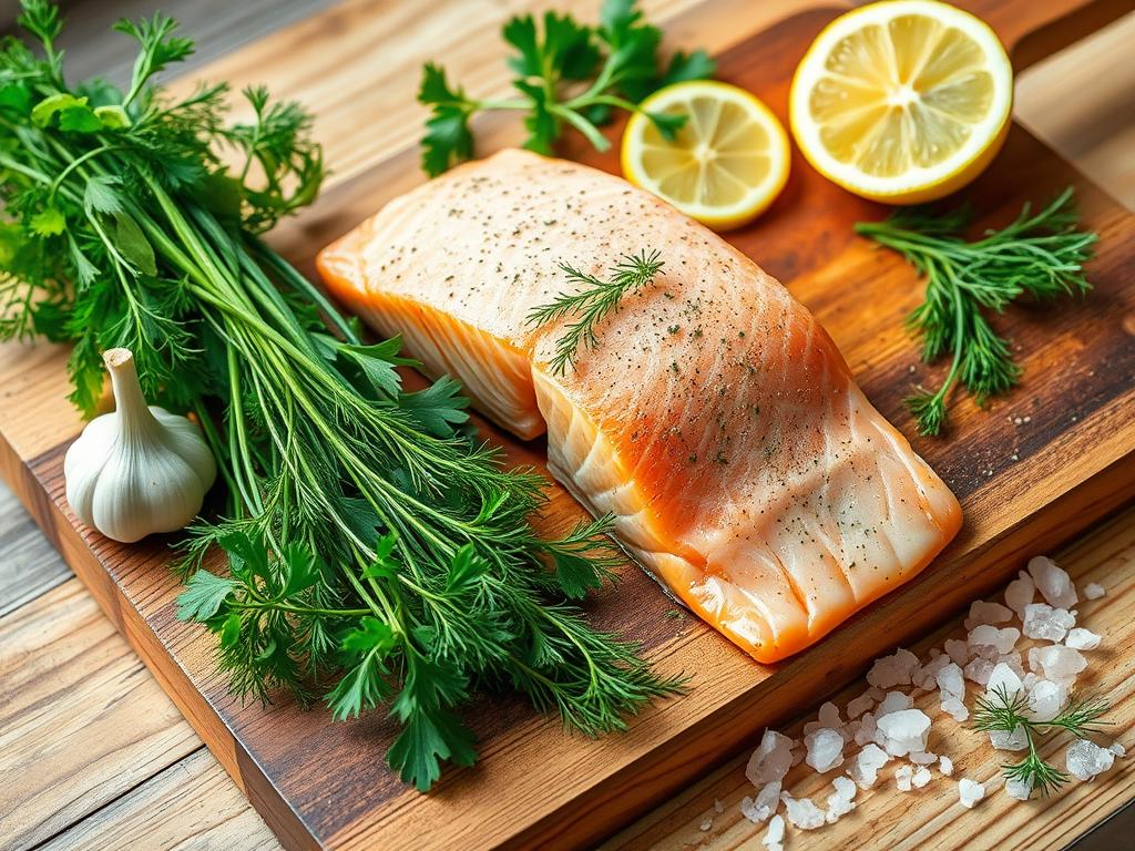 Ingredientes para Salmão Assado