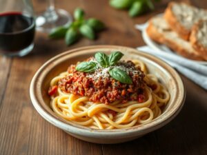 Macarrão à Bolonhesa Tradicional