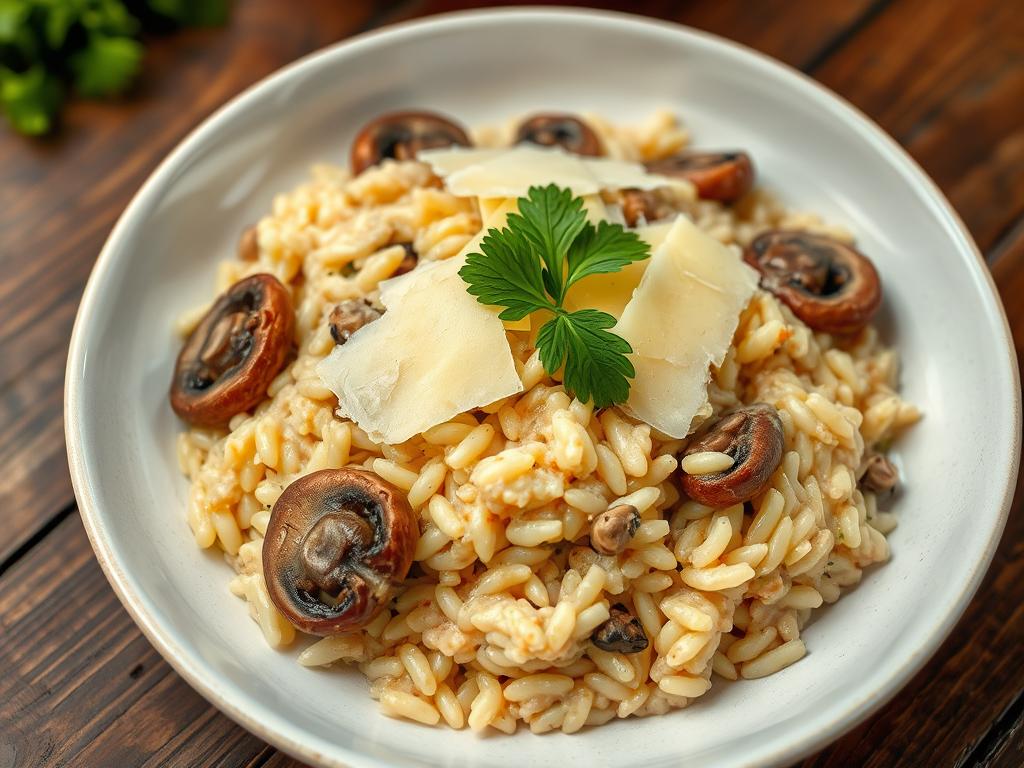 Risoto de Funghi com Parmesão